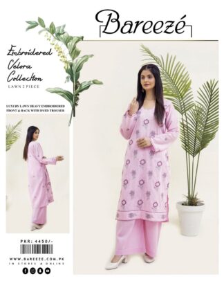 BAREEZE EMBROIDERED LAWN