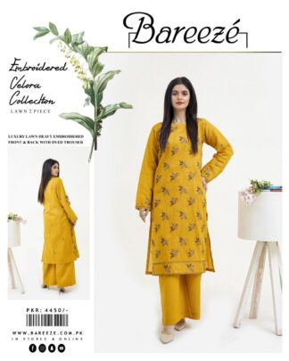BAREEZE EMBROIDERED LAWN