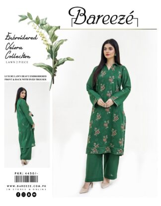 BAREEZE EMBROIDERED LAWN