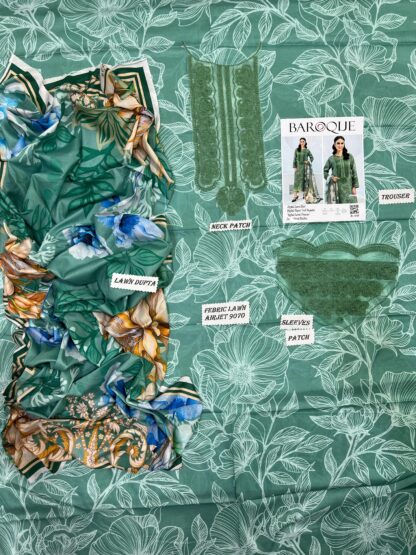 BAROUQE DIGITAL PRINTED LAWN - Image 2